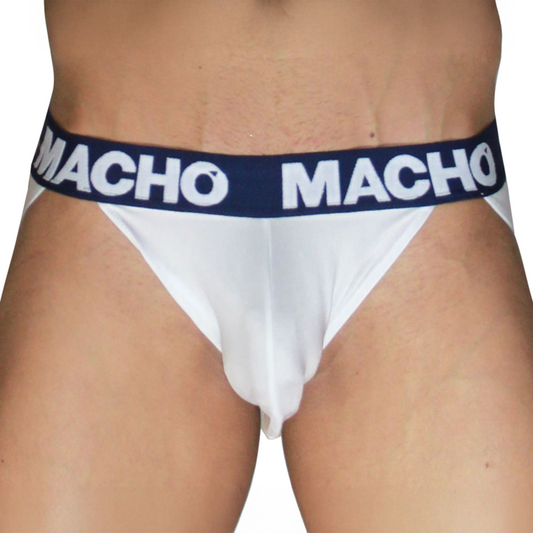 Jockstrap jock blanc + marine – Macho MX29DK