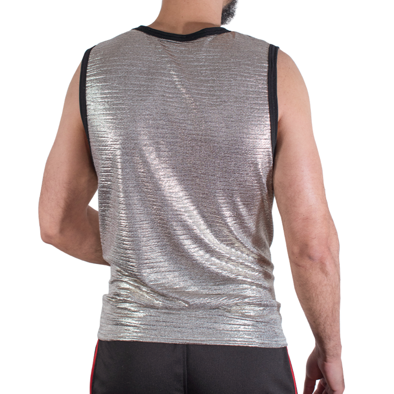 T-shirt à paillettes fines – Macho