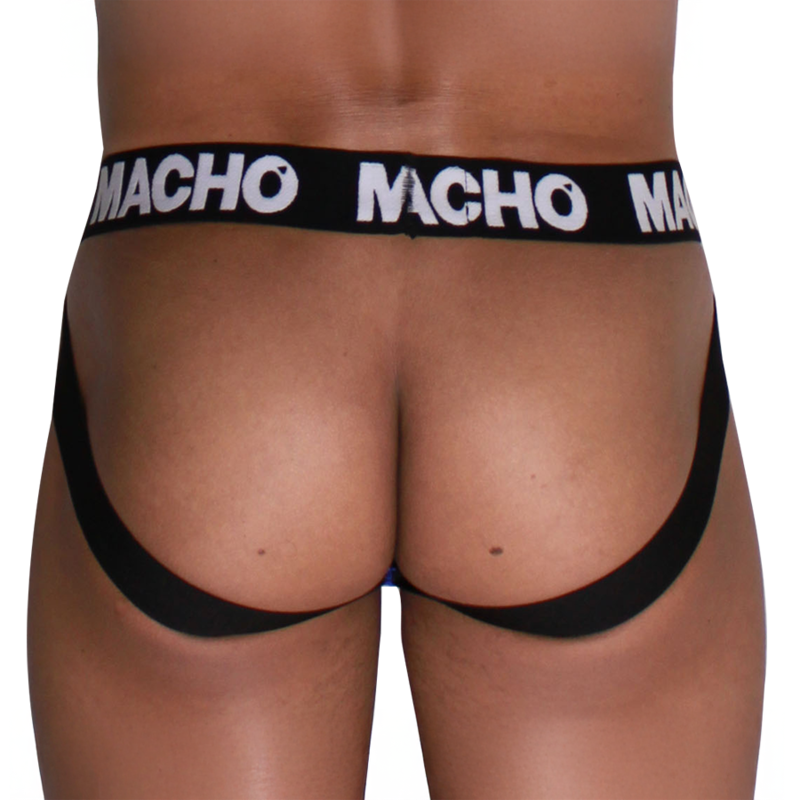 Jockstrap bleu jock grille – Macho MX28AZ