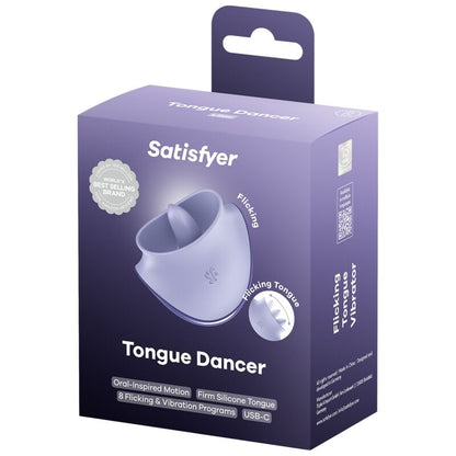 Stimulateur clitoridien tongue dancer stimulateur clitorial avec vibrations et pulsations