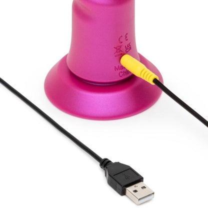 Jiggle vibrateur à ventouse rose avec mouvements de haut en bas – Romp
