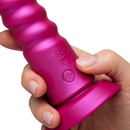 Jiggle vibrateur à ventouse rose avec mouvements de haut en bas – Romp