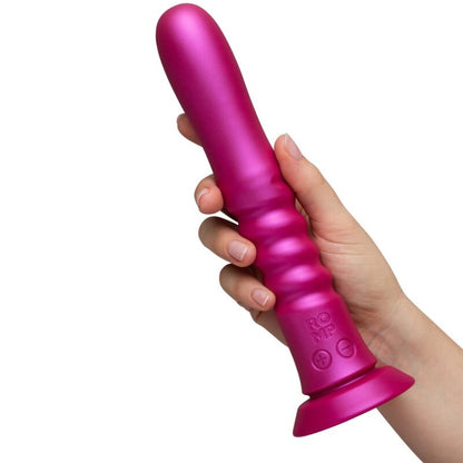 Jiggle vibrateur à ventouse rose avec mouvements de haut en bas – Romp