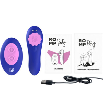 Vibrateur culotte vibrante magnétique en silicone avec télécommande – Romp