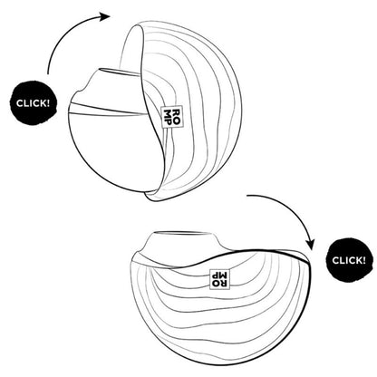 Stimulateur clitoridien antitude de succion clitorielle rotative avec ouverture et