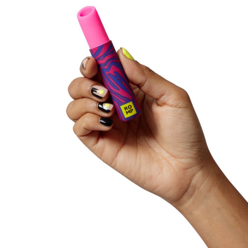 Stimulateur clitoridien rouge à lèvres stimulant le clitoris 7 niveaux – Romp