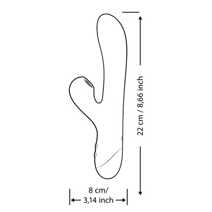 Pulse vibrateur double point g rabbit bleu électrique – Romp