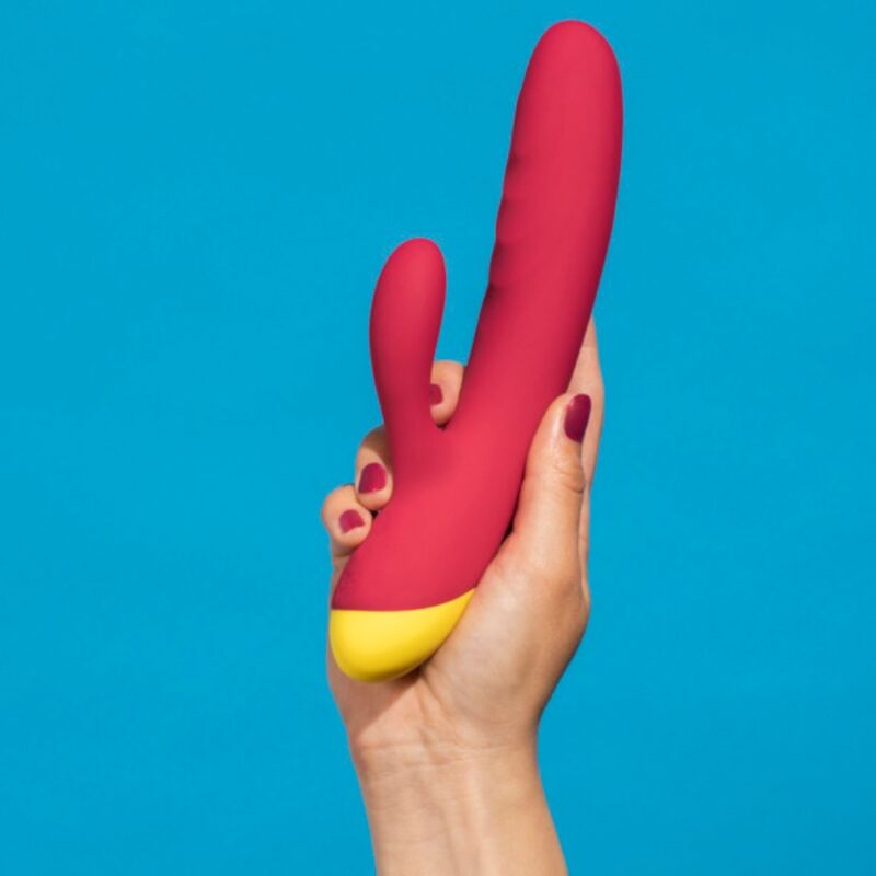 Jazz vibrateur lapin rechargeable rouge – Romp