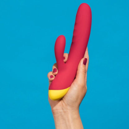 Jazz vibrateur lapin rechargeable rouge – Romp