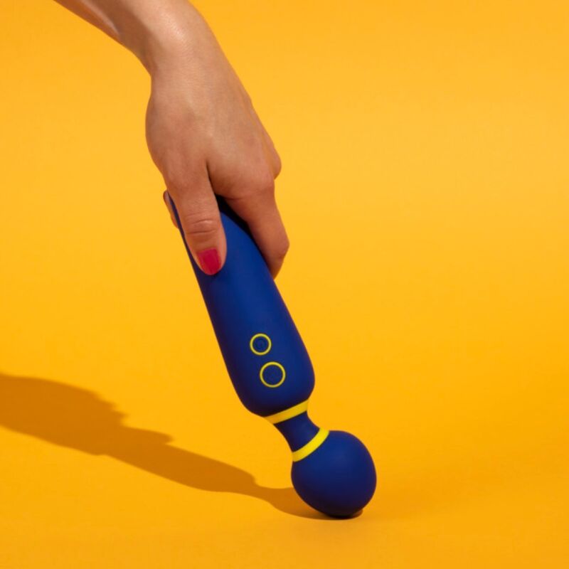 Vibrateur flip baguette vibrante silencieuse 10 modes bleue – Romp
