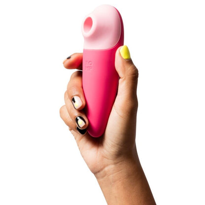 Stimulateur clitoridien shine x succion clitoriale 10 niveaux rose – Romp
