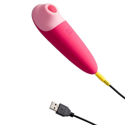 Stimulateur clitoridien shine x succion clitoriale 10 niveaux rose – Romp