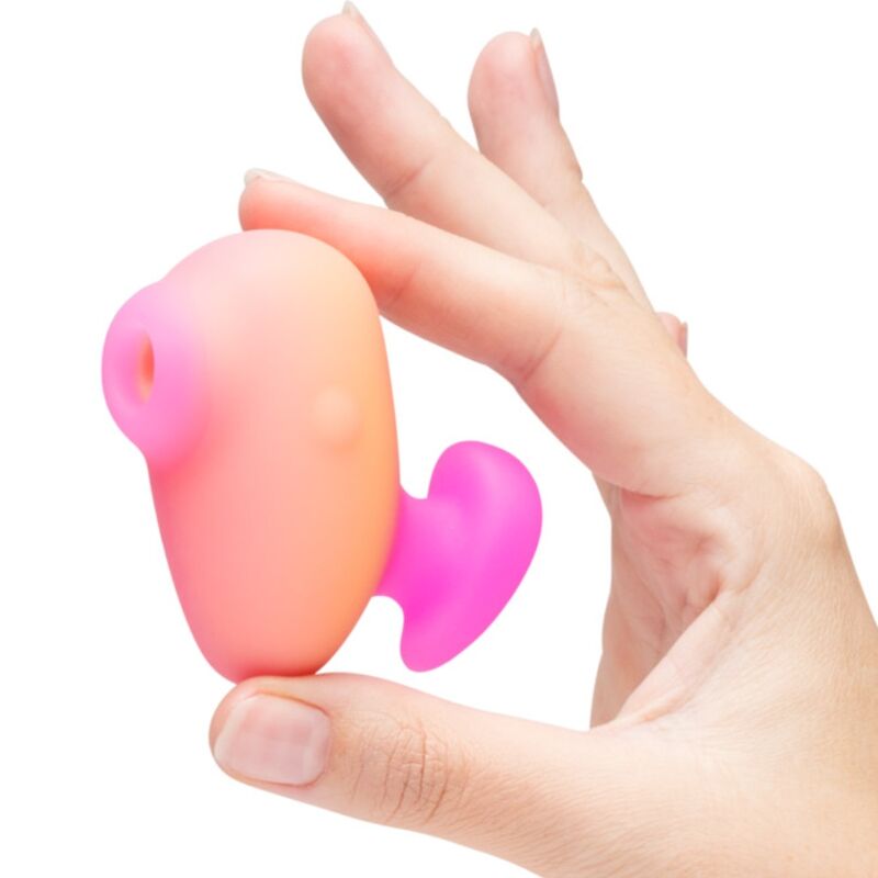 Stimulateur clitoridien kiss vibrateur à doigts rechargeable à succion clitoriale – Romp