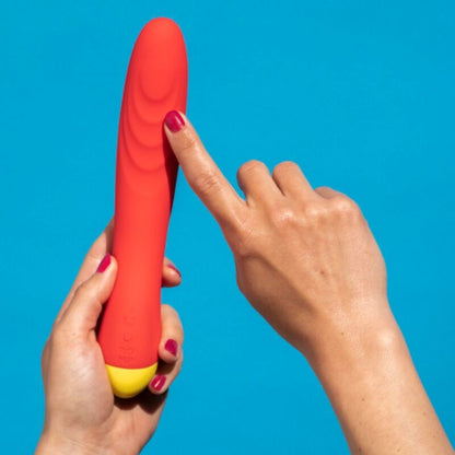 Hype vibrateur multifonctions point g rouge – Romp