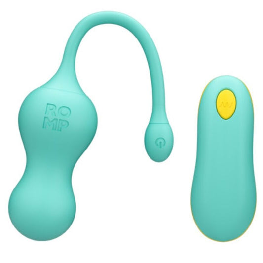 Vibrateur cello vibrant multifonction cello turquoise avec télécommande – Romp