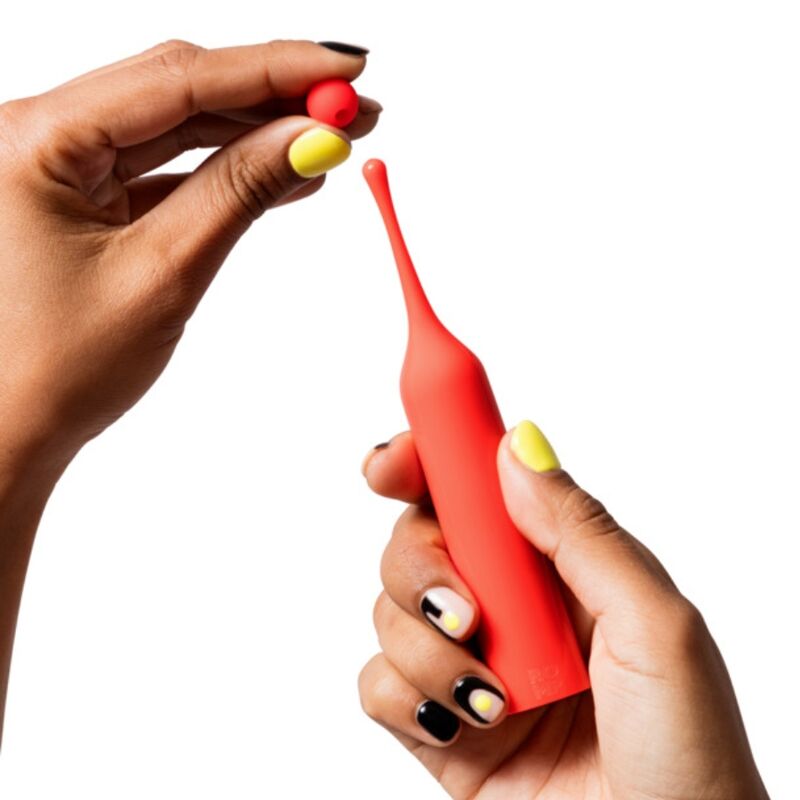 Stimulateur clitoridien pop stimulateur clitorial haute fréquence rouge – Romp
