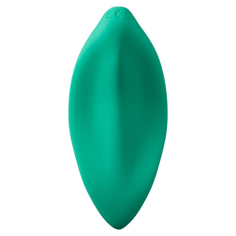 Stimulateur clitoridien wave vibrateur stimulateur clitorial forme ergonomique vert d'eau –
