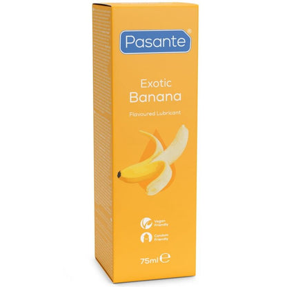 Lubrifiant à base d'eau arôme banane 75 ml – Pasante