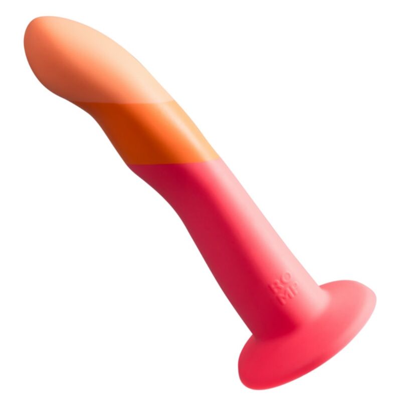 Dizi godemichet en silicone avec ventouse tricolé 18 cm – Romp