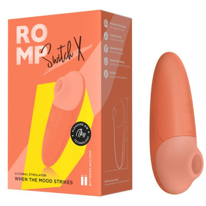 Stimulateur clitoridien switch x stimulateur clitorial 6 niveaux orange – Romp