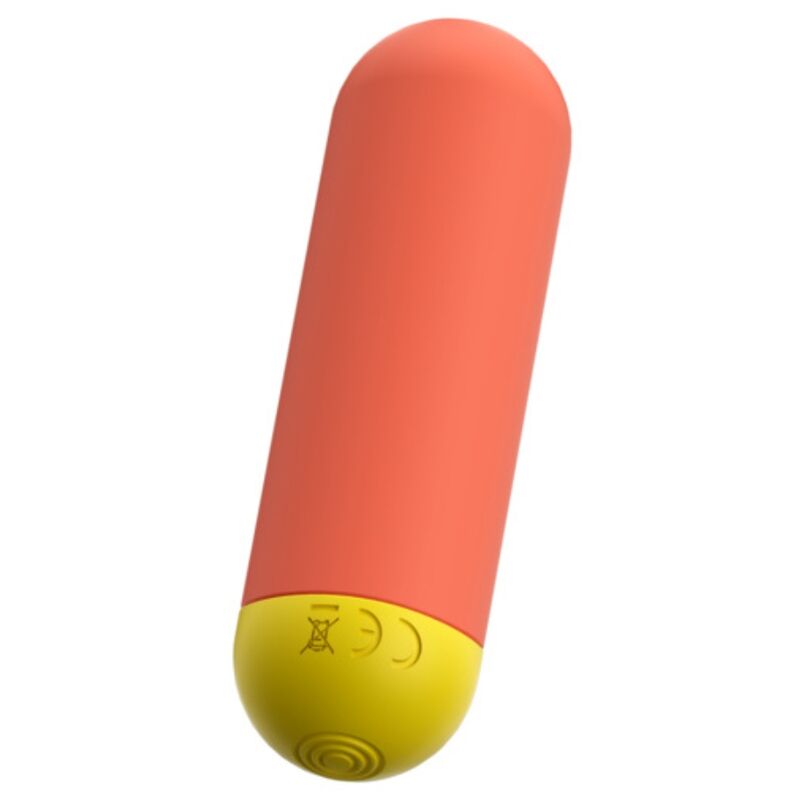 Vibrateur riot balle vibrante multifonction orange + jaune – Romp