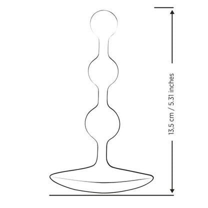 Amp perles anales en silicone flexible violettes 12,5 cm – Romp