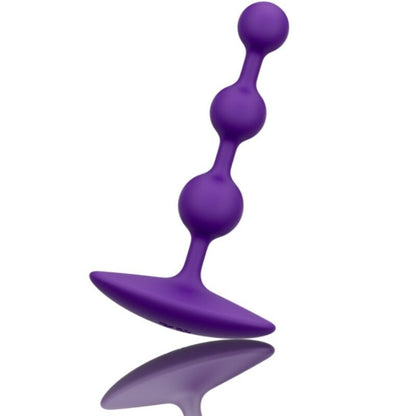Amp perles anales en silicone flexible violettes 12,5 cm – Romp