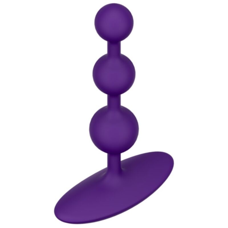 Amp perles anales en silicone flexible violettes 12,5 cm – Romp