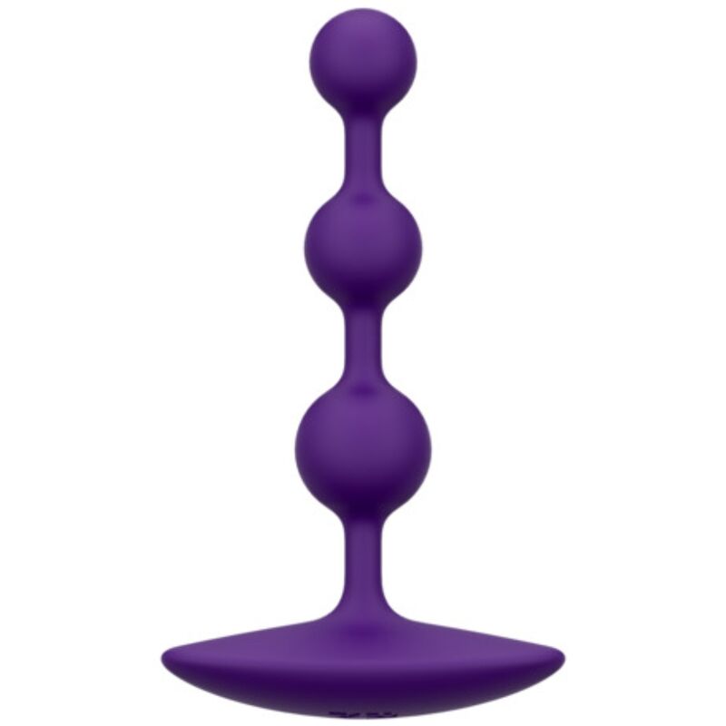 Amp perles anales en silicone flexible violettes 12,5 cm – Romp