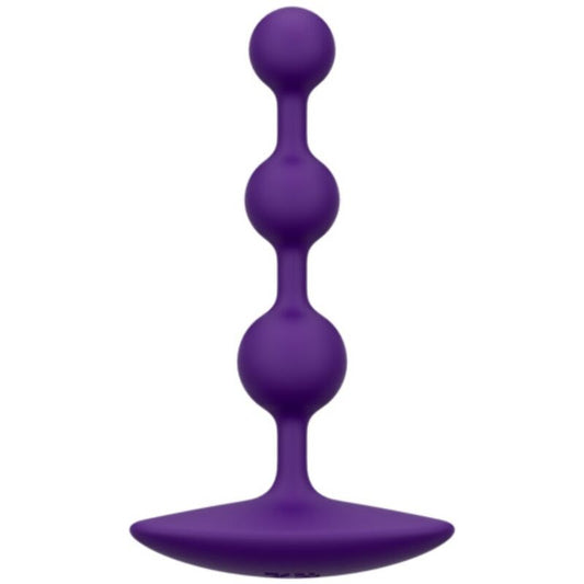 Amp perles anales en silicone flexible violettes 12,5 cm – Romp