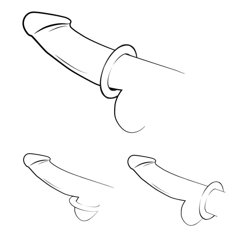 Remix trio ensemble de 3 anneaux pénis en silicone violettes – Romp