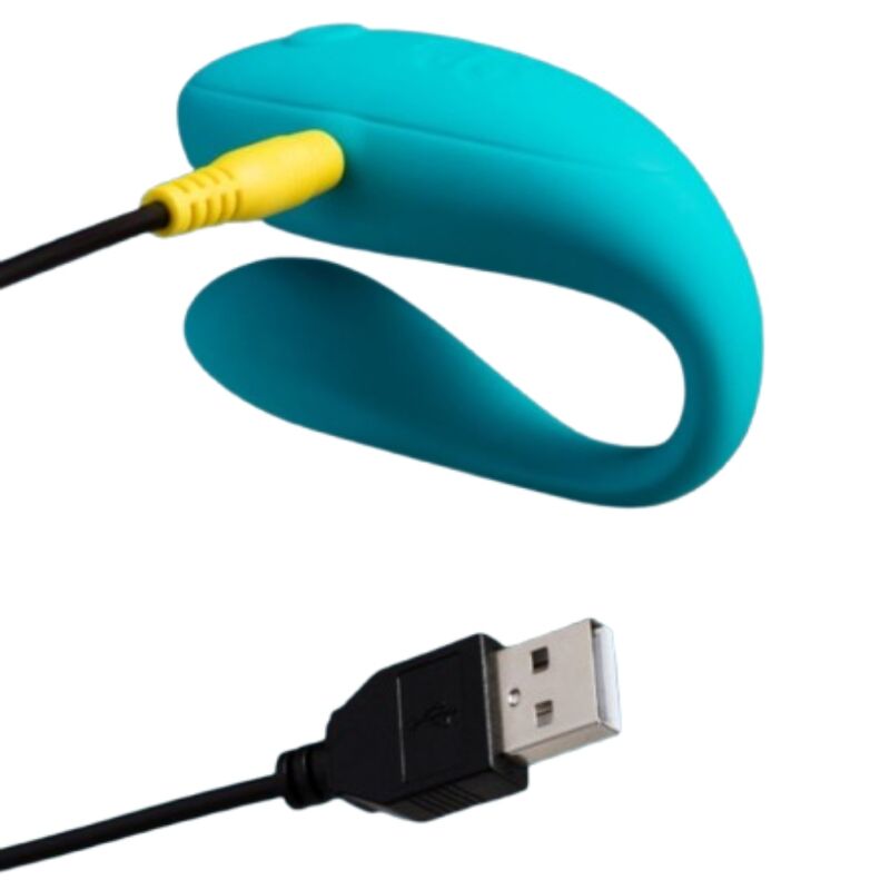 Join vibrateur turquoise pour couples – Romp