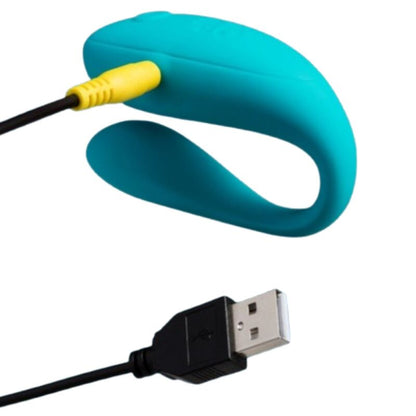 Join vibrateur turquoise pour couples – Romp