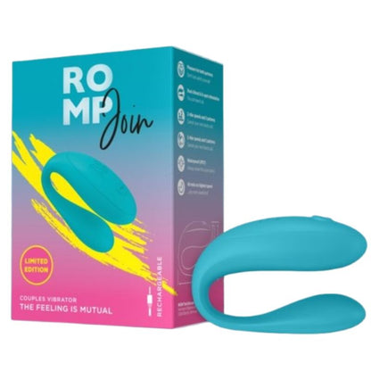 Join vibrateur turquoise pour couples – Romp
