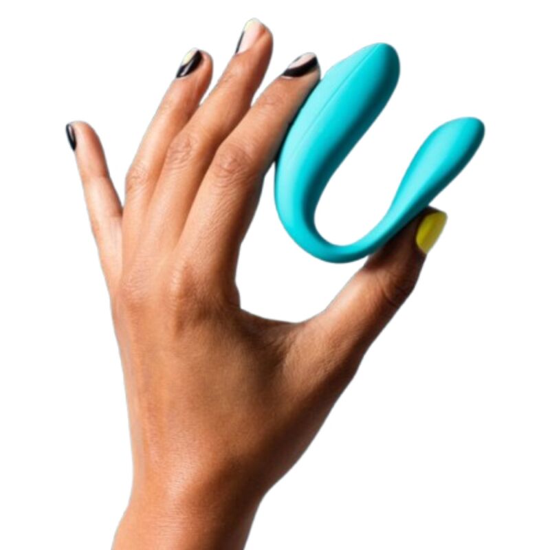 Join vibrateur turquoise pour couples – Romp