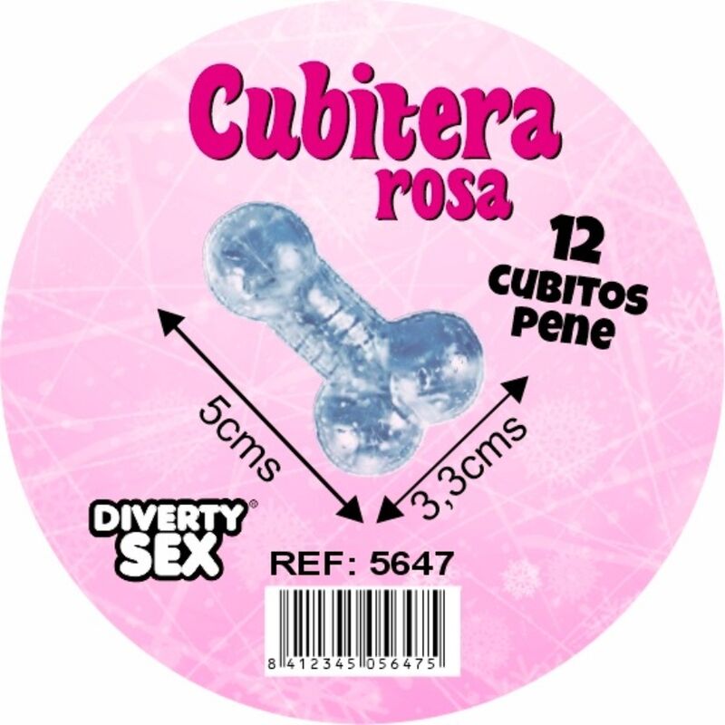 Lot de 12 pénis en silicone dur pour seau à glace suspendu rose – Diablo Picante