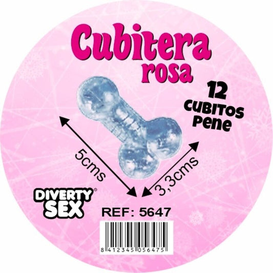 Lot de 12 pénis en silicone dur pour seau à glace suspendu rose – Diablo Picante
