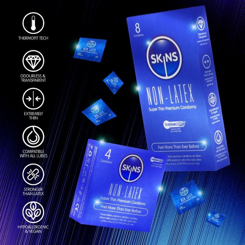 Préservatifs sans latex paquet de 8 – Skins