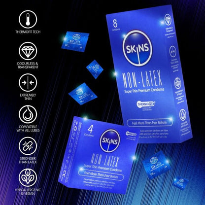 Préservatifs sans latex paquet de 8 – Skins