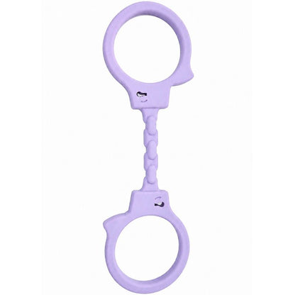 Menottes BDSM menottes en silicone mauve – Diablo Picante