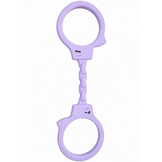Menottes BDSM menottes en silicone mauve – Diablo Picante
