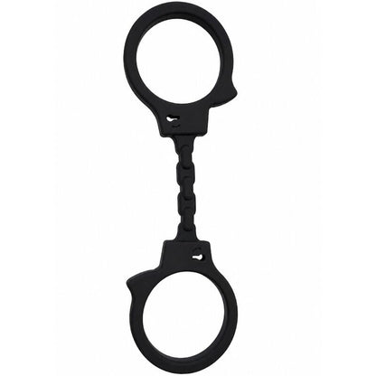 Menottes BDSM menottes en silicone noires – Diablo Picante