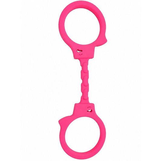 Menottes BDSM menottes en silicone rose – Diablo Picante
