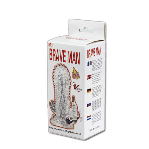 BAILE - EXTENSIÓN DE PENE CON VIBRADOR BRAVE MAN RABBIT