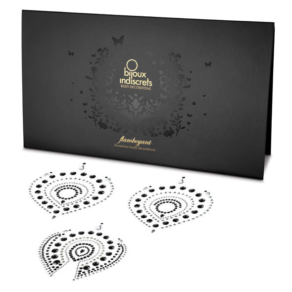 JOYERÍA - INDISCRETOS FLAMBOYANT NEGRO Y PLATA