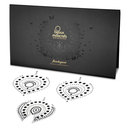JOYERÍA - INDISCRETOS FLAMBOYANT NEGRO Y PLATA