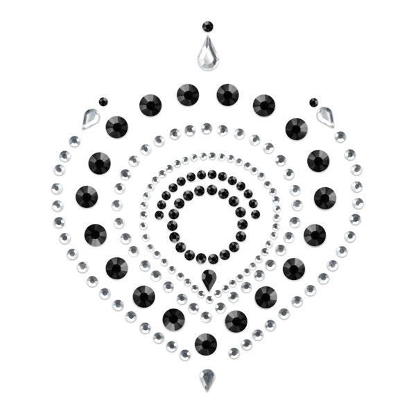 JOYERÍA - INDISCRETOS FLAMBOYANT NEGRO Y PLATA