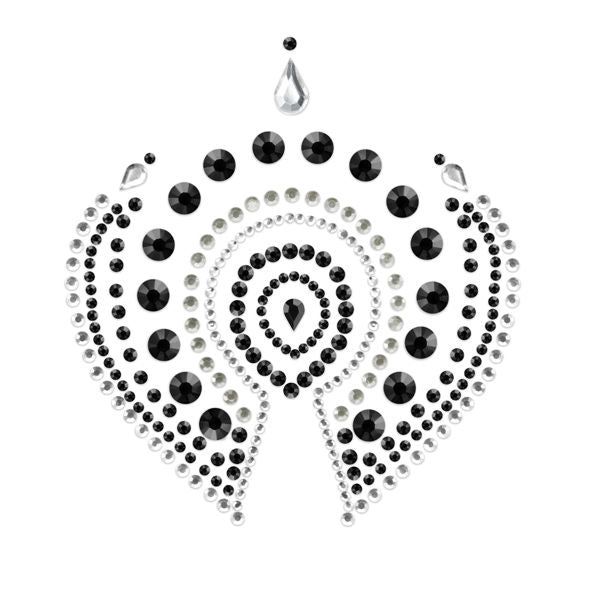 JOYERÍA - INDISCRETOS FLAMBOYANT NEGRO Y PLATA