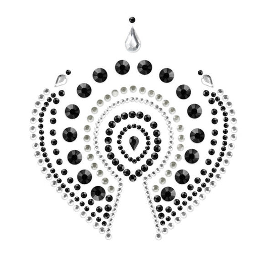 JOYERÍA - INDISCRETOS FLAMBOYANT NEGRO Y PLATA