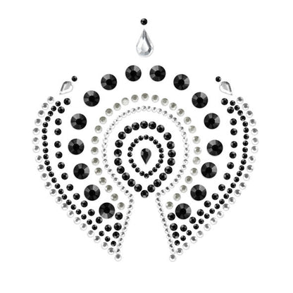 JOYERÍA - INDISCRETOS FLAMBOYANT NEGRO Y PLATA